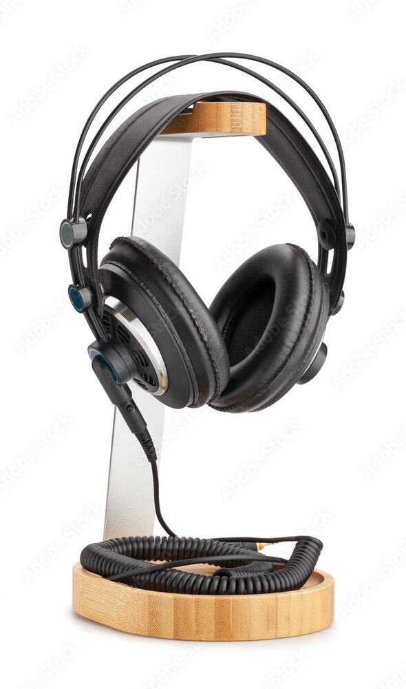Metal headphone stand