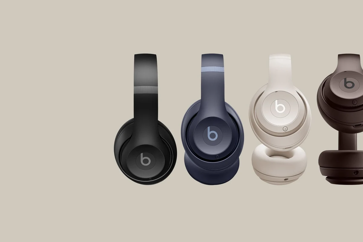 Beats by Dre headphones shown with wireless Bluetooth audio and sound wave illustration
