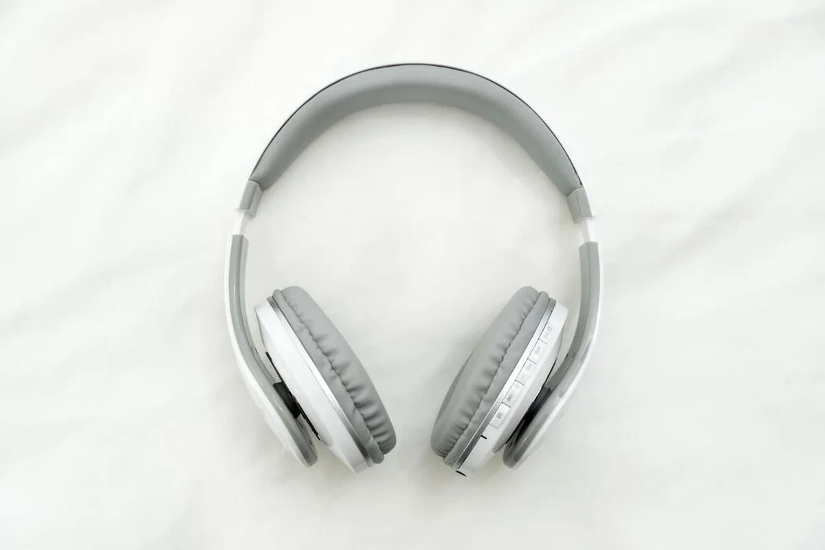 Nintendo Switch paired with Bluetooth headphones for wireless gaming audio