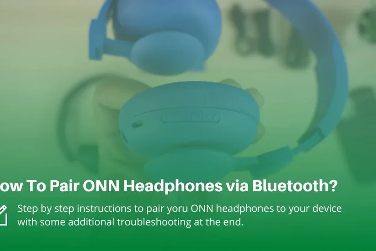 Person connecting Bluetooth headphones to an Onn Roku TV for private wireless listening