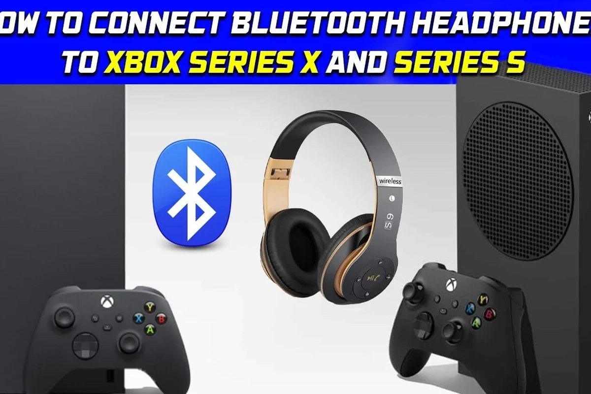 Xbox Series X gaming setup with wireless headphones and Bluetooth audio workaround