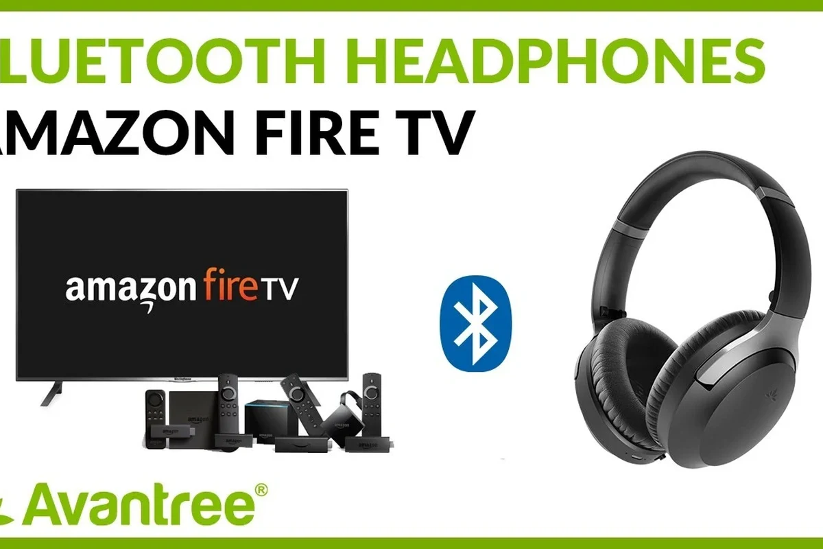 Person connecting wireless headphones to Fire TV for private TV listening