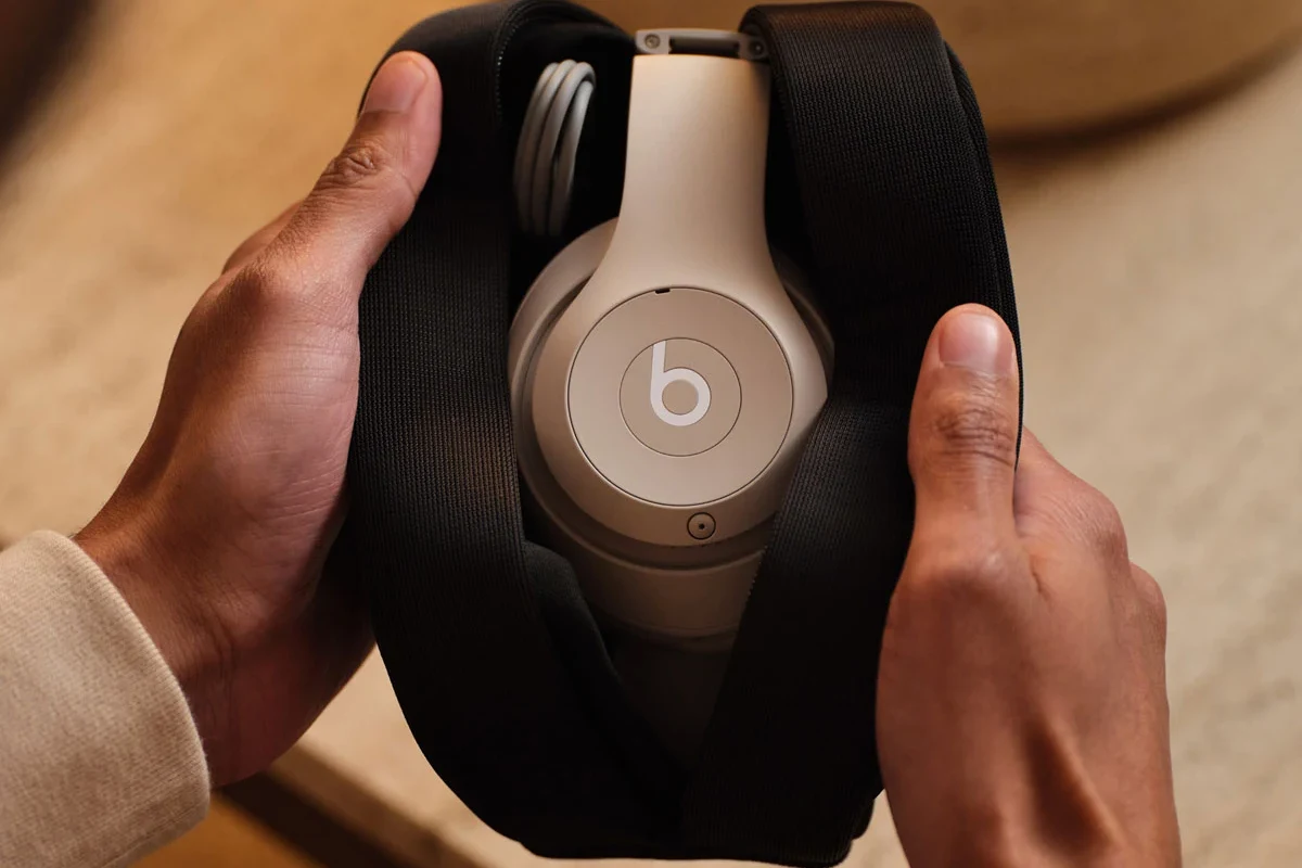 Dr. Dre and Jimmy Iovine inspired Beats headphones on a clean studio-style background