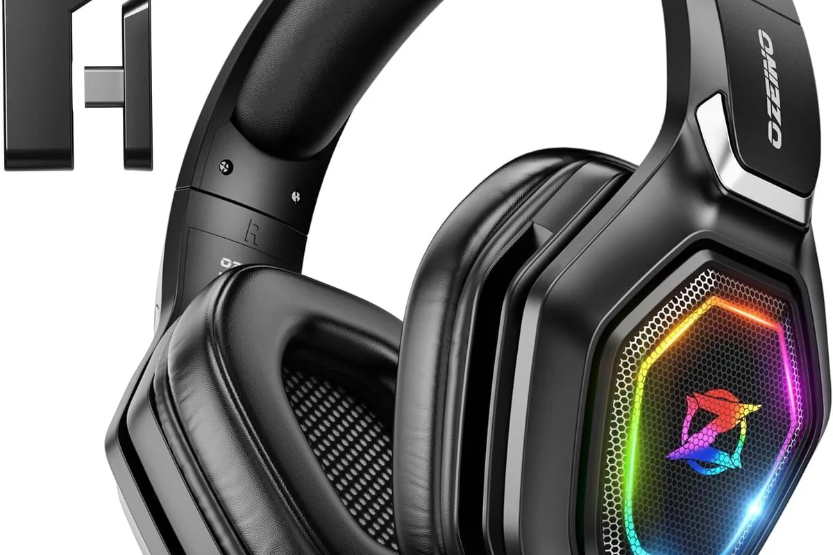 JBL headphones connected to a PS5 controller and console for gaming audio