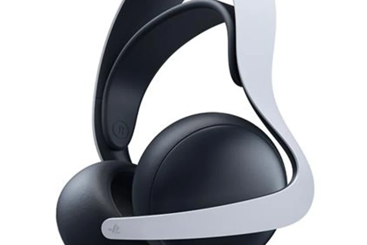 PlayStation Portal with wired and wireless gaming headphones on a desk