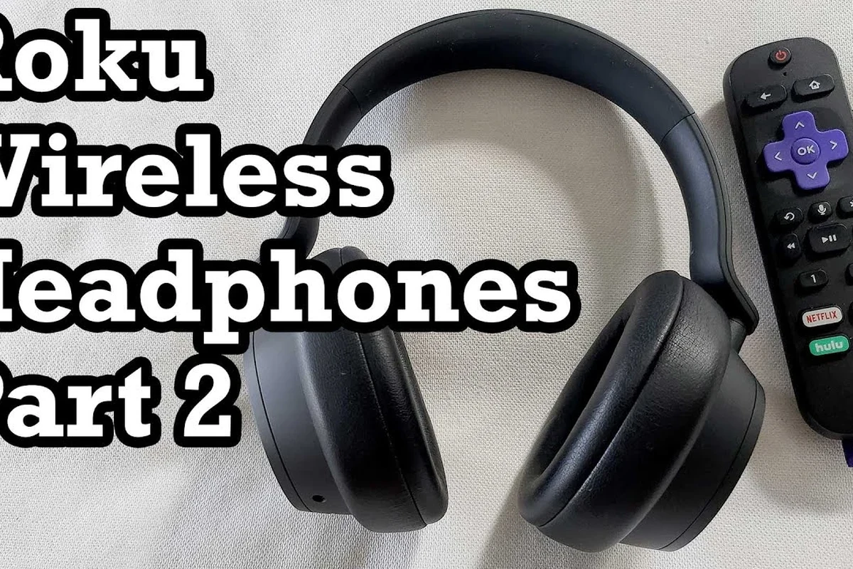 Roku streaming device with wireless headphones for private TV listening