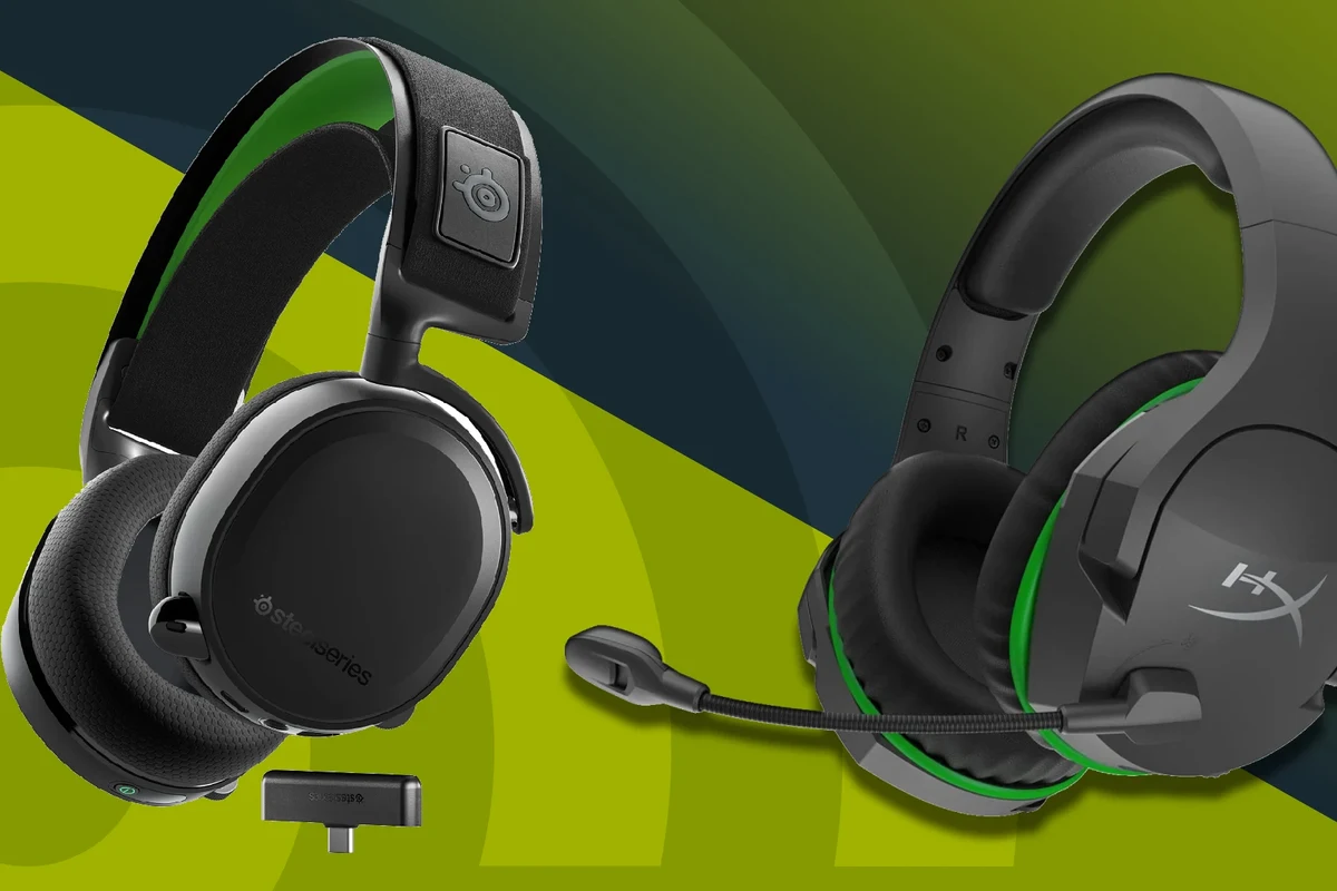 Xbox One controller with wired headphones connected for gaming audio